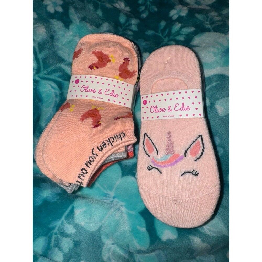Girls Socks bundle girls size 2-6 2 packs B16